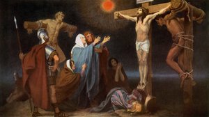 Jezus sterft aan het kruis